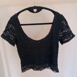 Forever 21 scoop neck crop top